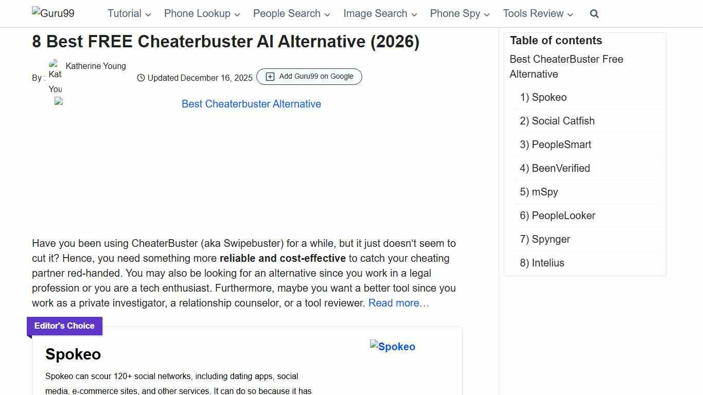 8 Best FREE Cheaterbuster AI Alternative (2026)